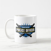 Zugelassener Polizeibeamte Kaffeetasse (Links)