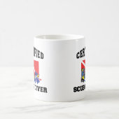 Zugelassener Sporttaucher Kaffeetasse (Mittel)