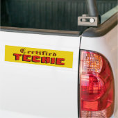 Zugelassener Techie Autoaufkleber (Auf Lkw)