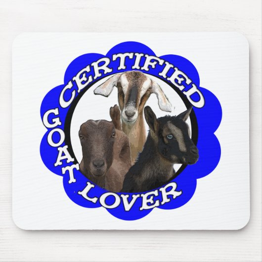 ZUGELASSENER ZIEGEN-LIEBHABER! MOUSEPAD (Vorne)