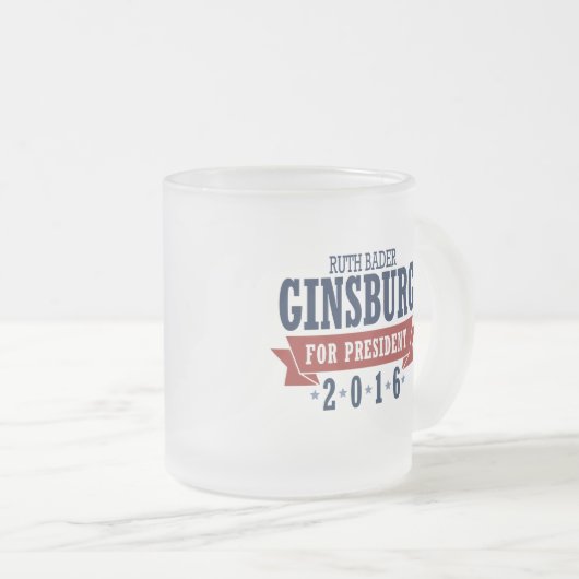 Zugelassenes Band Ruth Bader Ginsburg 2016 Mattglastasse (VorderseiteRechts)