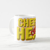 Zugelassenes CheeseHead Kaffeetasse (Vorderseite Links)