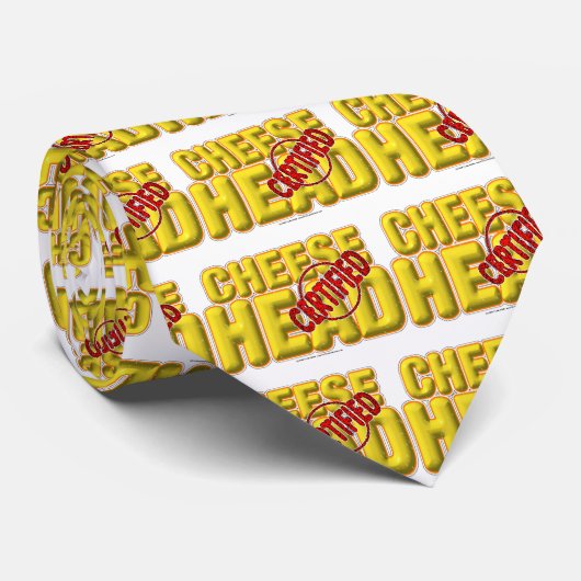 Zugelassenes CheeseHead Krawatte (Gerollt)