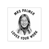 Zugelassenes Foto für den benutzerdefinierten Lehr Gummistempel (Prägung)