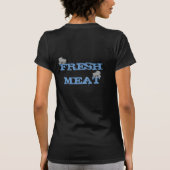Zugelassenes Frischfleisch-Rollen-Derby-T-Shirt T-Shirt (Rückseite)