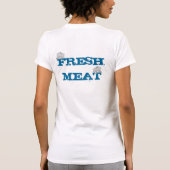 Zugelassenes Frischfleisch-Rollen-Derby-T-Shirt T-Shirt (Rückseite)
