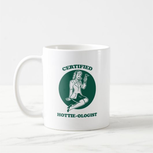 Zugelassenes Hottie-ologist Kaffeetasse (Links)
