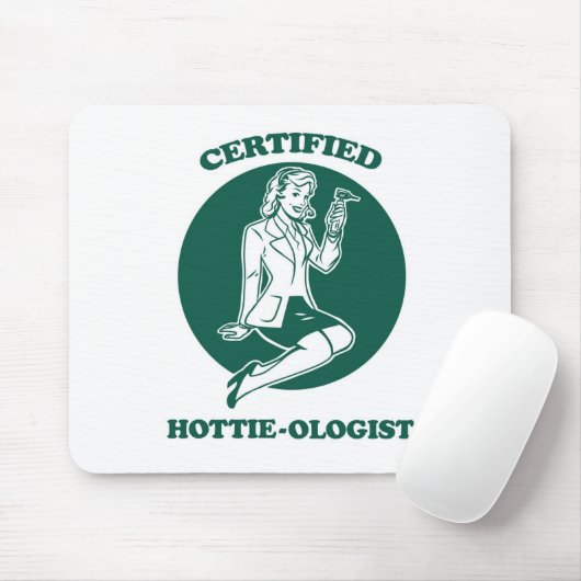 Zugelassenes Hottie-ologist Mousepad (Mit Mouse)
