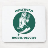 Zugelassenes Hottie-ologist Mousepad (Vorne)