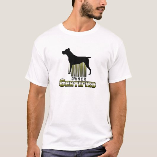 Zugelassenes Inhaber-T-Shirt T-Shirt (Vorderseite)