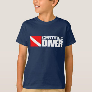 Zugelassenes Kleid des Taucher-4 T-Shirt