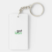 Zugelassenes Mageres sechs Schlüsselanhänger (Rückseite)