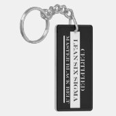 Zugelassenes Mageres sechs Schlüsselanhänger (Vorderseite links)