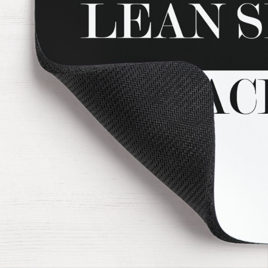 Zugelassenes Mageres sechs Sigma Mousepad (Ecke)