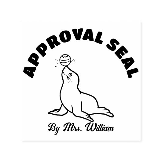 Zugelassenes Siegel des Lehrers Permastempel (Design)