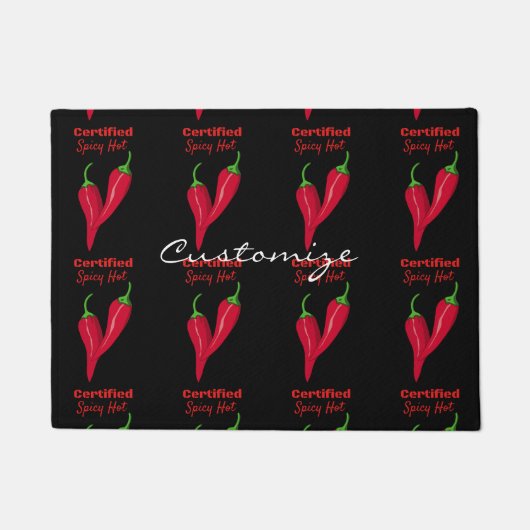 Zugelassenes würziges heißes Thunder_Cove Fußmatte (Vorderseite)