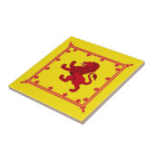 Zügelloser Löwe, Schottlands alte Flagge Fliese (Seite)
