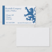 Zügelloser Löwe Schottlands Visitenkarte (Vorne/Hinten)