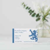 Zügelloser Löwe Schottlands Visitenkarte (Stehend Vorderseite)