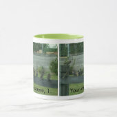 Zügelt Vögel auf einer Schiene Ihre Worte Tasse (Zentrum)