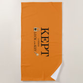 Zugeschlossen in Keuschheit Strandtuch (Vorderseite)