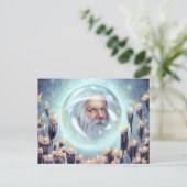 Zugeschlossen innerhalb des Kristallballs Postkarte (Stehend Vorderseite)