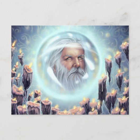 Zugeschlossen innerhalb des Kristallballs Postkarte (Vorderseite)