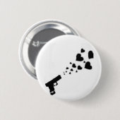 Zugeschlossen u. mit Herzen geladen Button (Vorne & Hinten)