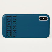 Zugeschlossener und geladener Keuschheitsentwurf Case-Mate iPhone Hülle (Rückseite (Horizontal))