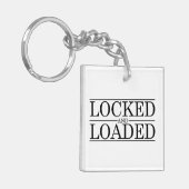 Zugeschlossener und geladener Keuschheitsentwurf Schlüsselanhänger (Vorderseite links)