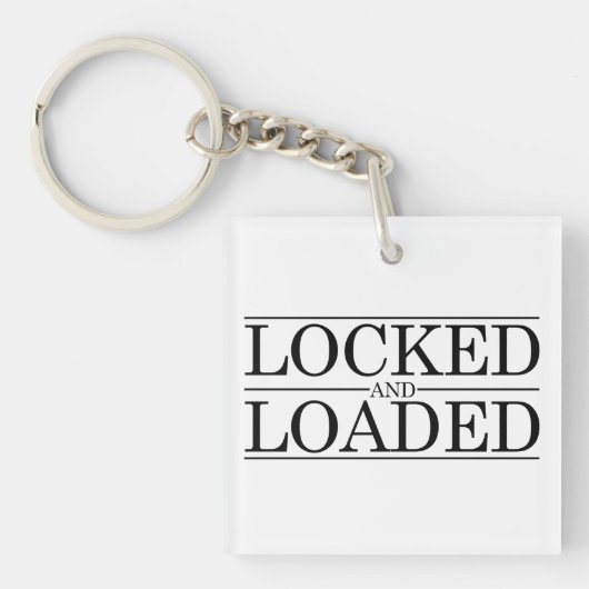 Zugeschlossener und geladener Keuschheitsentwurf Schlüsselanhänger (Vorderseite)