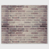 Zugeschnittenes Backsteinmauer-Wrap-Papier Geschenkpapier (Flach)