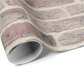 Zugeschnittenes Backsteinmauer-Wrap-Papier Geschenkpapier (Rolleneckpunkt)