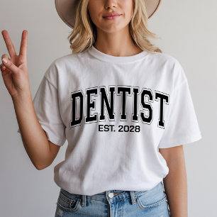 Zugeschnittenes Zahnarzt-Shirt, Zahnarzt-Abschluss T-Shirt