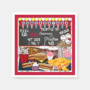 Zugeständnisse, PARTY "Red PAPER" Serviette