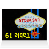 Zugewiesene setzende Zeltkarten Las Vegas (Innenansicht Horizontal (Oben))