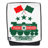 Zugfahrer Rucksack (Vorderseite)