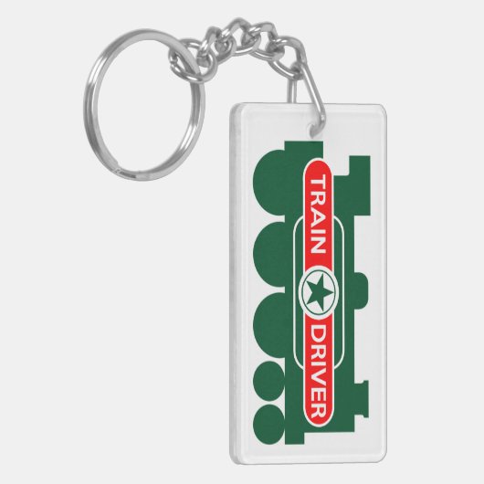 Zugfahrer Schlüsselanhänger (Vorderseite links)