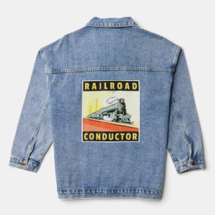 Zugfahrscheinwerfer Jeansjacke
