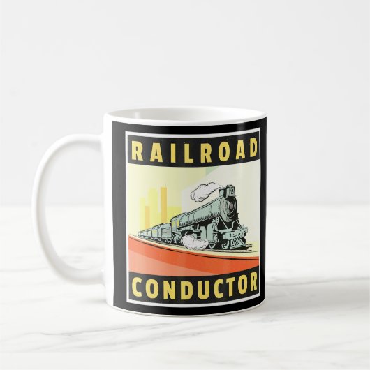 Zugfahrscheinwerfer Kaffeetasse (Links)