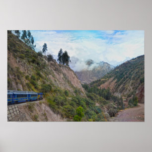 Zugfahrt nach Machu Picchu, Peru Poster