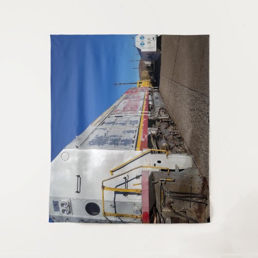 Zugfahrzeug Wandteppich (Vorderseite)