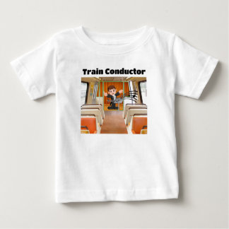 Zugführer Lokomotive Melody von Funnycomb Baby T-shirt