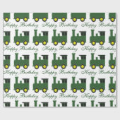 Zuggestaltung Geburtstag Geschenkpapier (Flach)