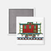 Zugkaboosen-Automagnete Magnet (Vorderseite/Rückseite)