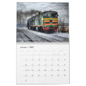 Zugkalender für Dampf und Diesel 2024 Kalender (Jan 2027)