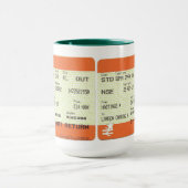 Zugkarte Tasse (Zentrum)