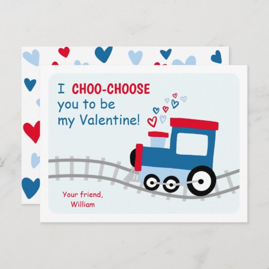 Zugklassen Feiertagspostkarte (Vorne/Hinten)