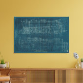 Zugkonzept I Leinwanddruck (Insitu (Wohnzimmer))