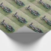 Zugkraft-Motor-Modell Geschenkpapier (Ecke)